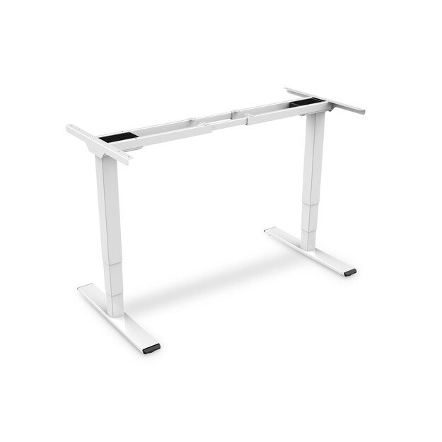 Digitus Electrically Height-Adjustable Table Frame, dual motor, 3 levels, white 1