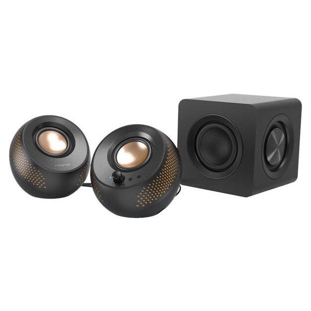 Creative Labs Creative Pebble X Plus speaker set 30 W Universal Black 2.1 channels Bluetooth 2