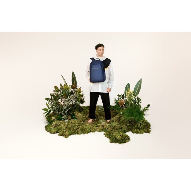 RIVACASE 7569 Laptop Backpack 17.3  Alpendorf ECO, grey, waterproof material, eco rPet, pockets for smartphone, documents, 17