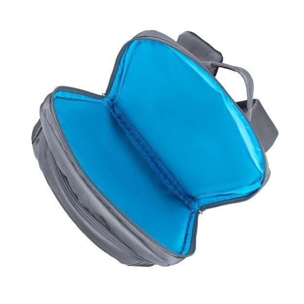 RIVACASE 7569 Laptop Backpack 17.3  Alpendorf ECO, grey, waterproof material, eco rPet, pockets for smartphone, documents, 35