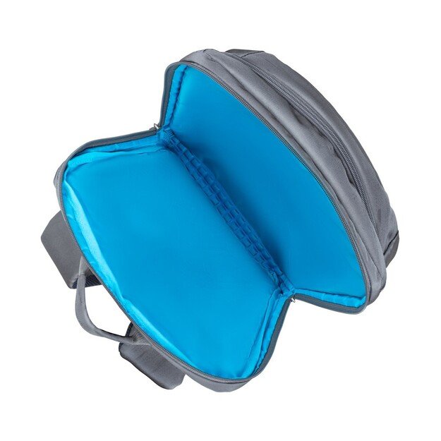 RIVACASE 7569 Laptop Backpack 17.3  Alpendorf ECO, grey, waterproof material, eco rPet, pockets for smartphone, documents, 36