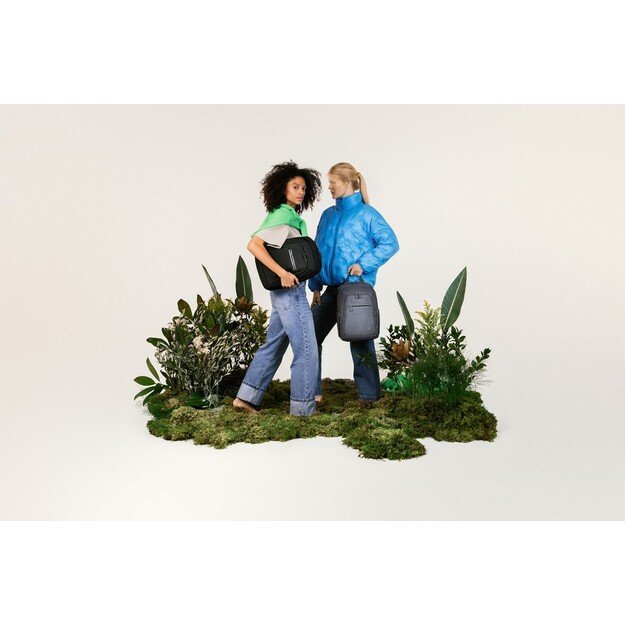 RIVACASE 7569 Laptop Backpack 17.3  Alpendorf ECO, grey, waterproof material, eco rPet, pockets for smartphone, documents, 16