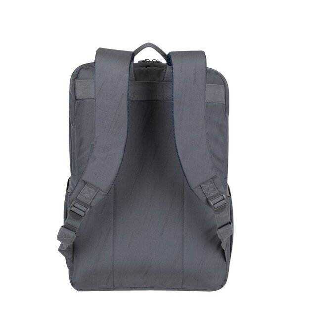 RIVACASE 7569 Laptop Backpack 17.3  Alpendorf ECO, grey, waterproof material, eco rPet, pockets for smartphone, documents, 25