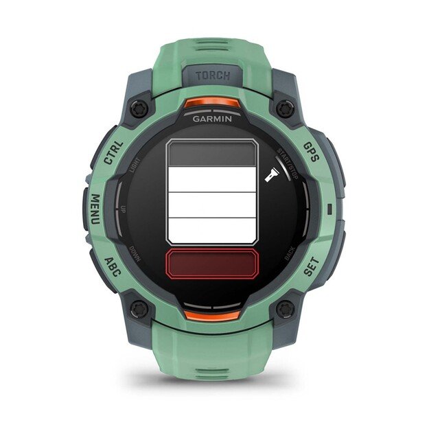 Garmin Instinct 3 AMOLED 3.05 cm (1.2 ) 45 mm Digital 390 x 390 pixels Touchscreen Green GPS (satellite) 8