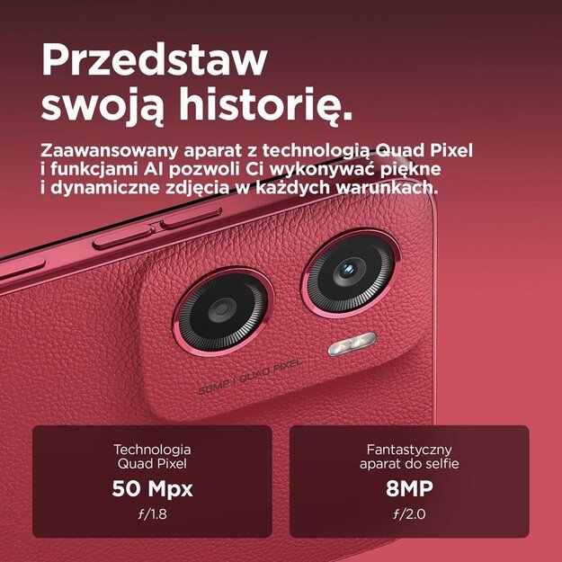 SmartphoneMotorola Moto G05 4/128GB Plum Red 5