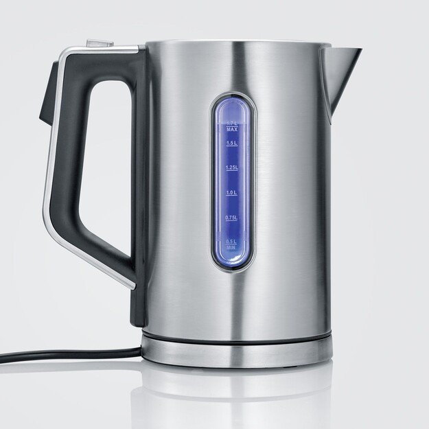 Severin 3418000 electric kettle 1.7 L 3000 W Black, Stainless steel 7