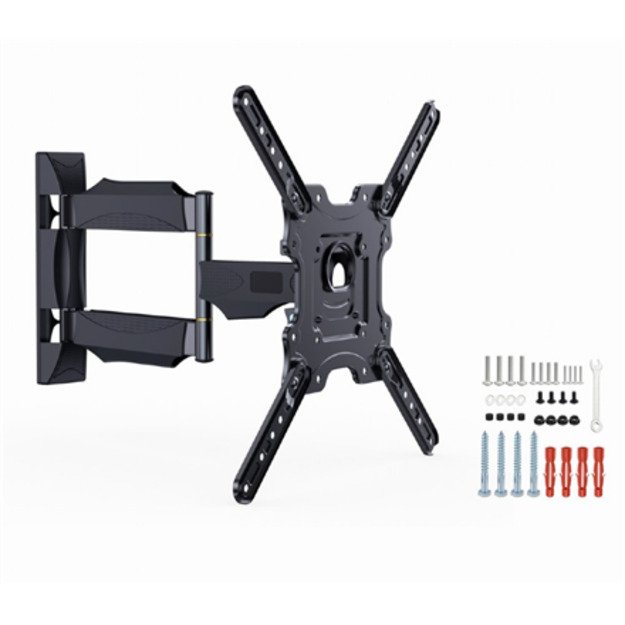 Gembird | Wall mount | WM-55ST-01 | Tilt, swivel, rotate | 32-55   | Maximum weight (capacity) 32 kg | Black 1