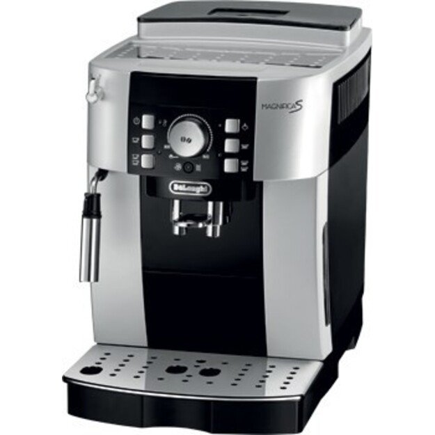 Coffee machine fully automatic DeLonghi Magnifica ECAM 21.117.SB (1450W, silver color)