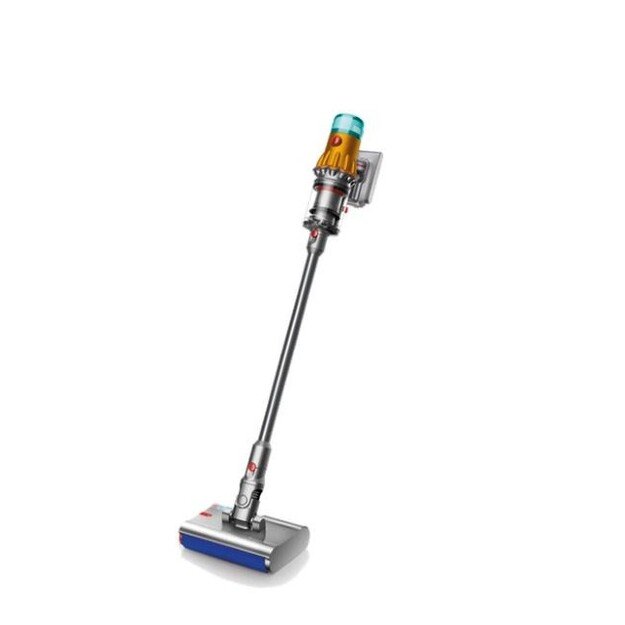 Dyson V12 Submarine 3-in-1 stick vacuum Battery Dry&wet HEPA Bagless 0.35 L Nickel, Yellow