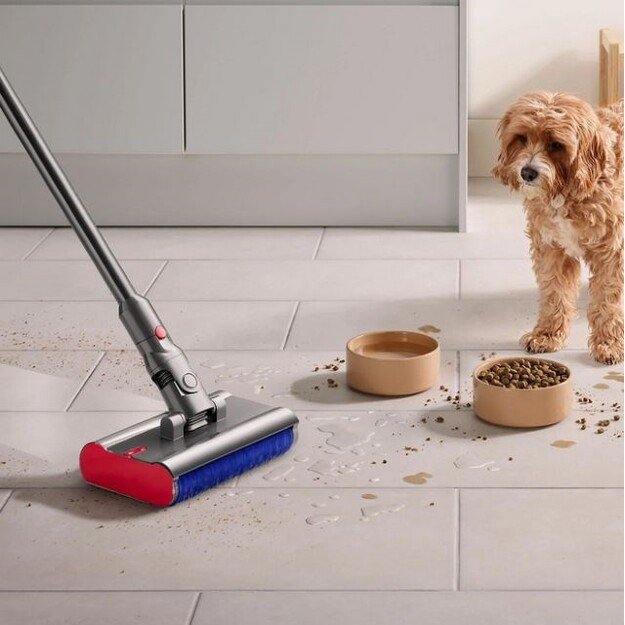 Dyson V12 Submarine 3-in-1 stick vacuum Battery Dry&wet HEPA Bagless 0.35 L Nickel, Yellow 5