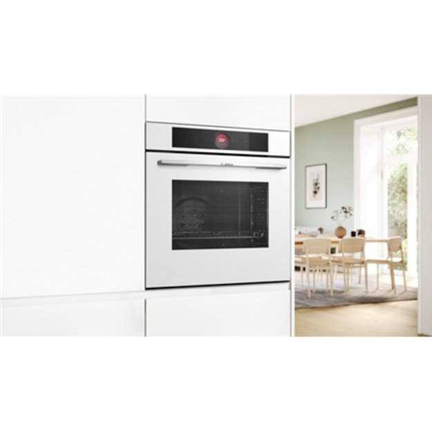 Bosch | Oven | HBG7721W1S | 71 L | Electric | Pyrolysis | Touch control | Height 59.5 cm | Width 59.4 cm | White 4