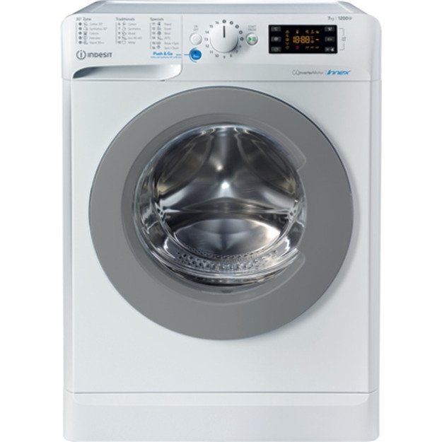 INDESIT Washing machine BWE 71283X WS EE N Energy efficiency class D