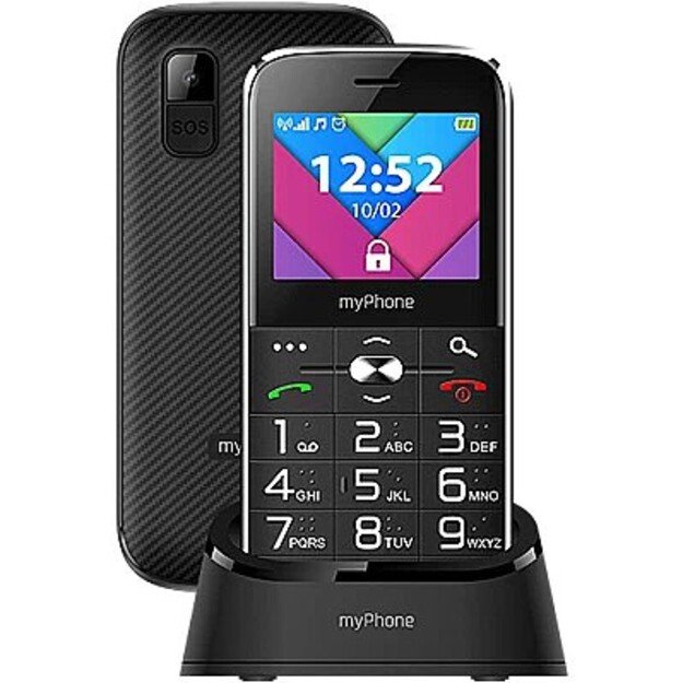 myPhone Halo C | Black | 2.2   | TFT | 32 MB | 32 MB | Dual SIM | Main camera resolution 0.3 MP | 1900 mAh 1