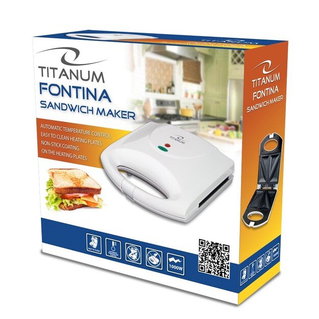 TITANUM TKT006W sandwich maker 1000 W White 1