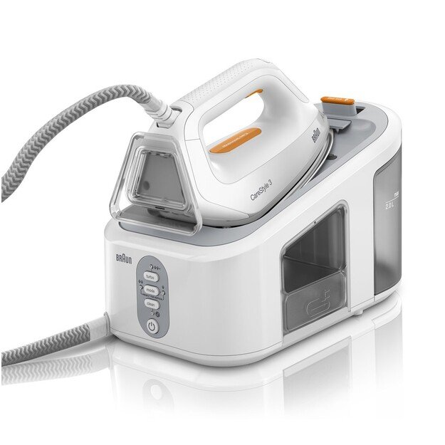 Braun CareStyle 3 IS3132WH 2400 W 2 L EloxalPlus soleplate Orange, White