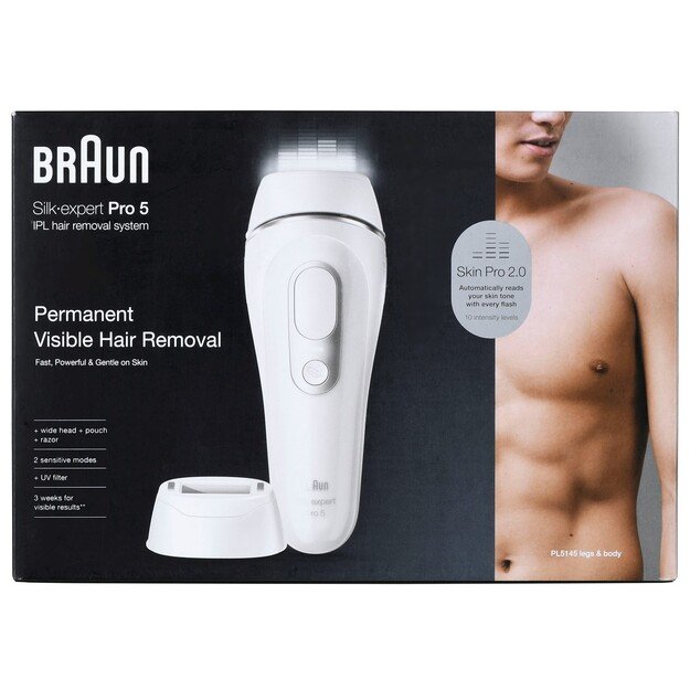 Depilator Braun Silk-expert Pro 5 PL5145 IPL biało-srebrny 2
