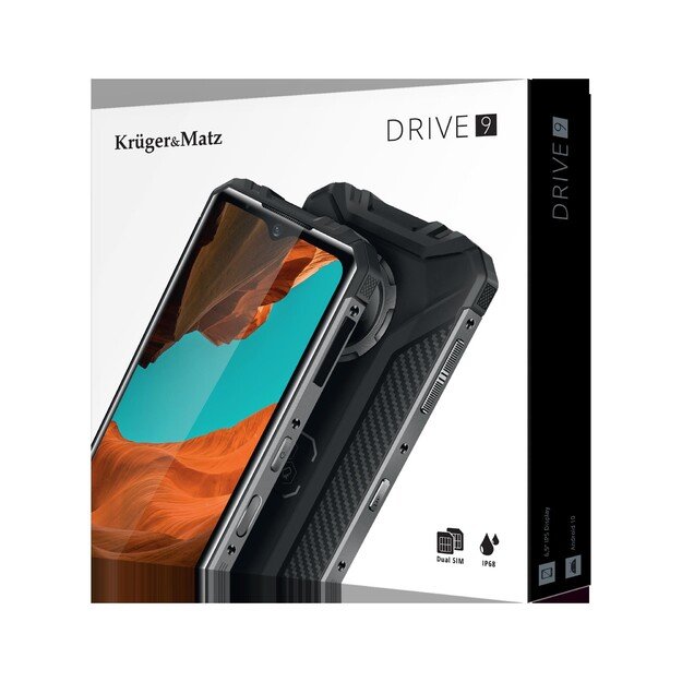 Kruger & Matz Drive 9 16,5 cm (6.5 ) Dual SIM 4G USB  4 GB 64 GB 5000 mAh Black