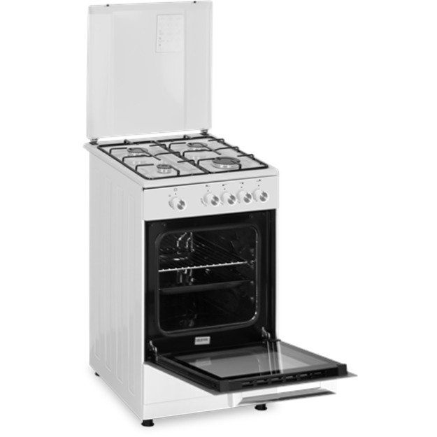 Simfer | Cooker | 4401SGRBB.1 | Hob type Gas | Oven type Gas | White | Width 50 cm | Depth 55 cm | 49 L