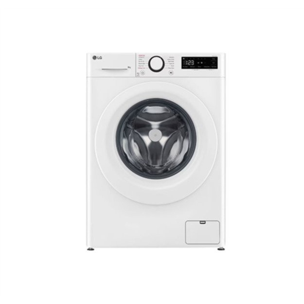 LG | F2WR508SWW | Washing machine | Energy efficiency class A-10% | Front loading | Washing capacity 8 kg | 1200 RPM | Depth 47.