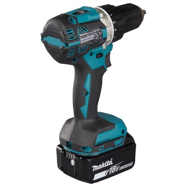 Makita DDF484RFJ drill 2000 RPM 1.8 kg Black, Blue