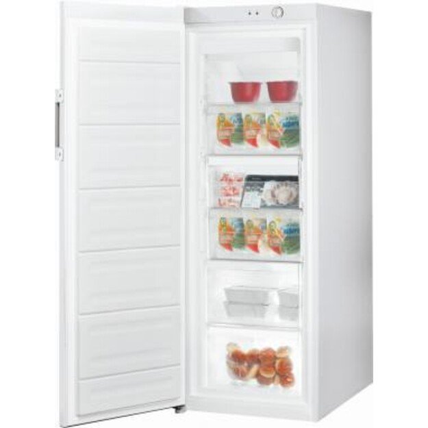 INDESIT | Freezer | UI6 2 W | Energy efficiency class E | Upright | Free standing | Height 167 cm | Total net capacity 245 L | W