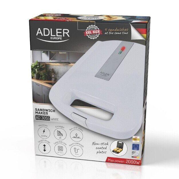 Sumu&scaron;tinių skrudintuvė Adler AD-3055W 3