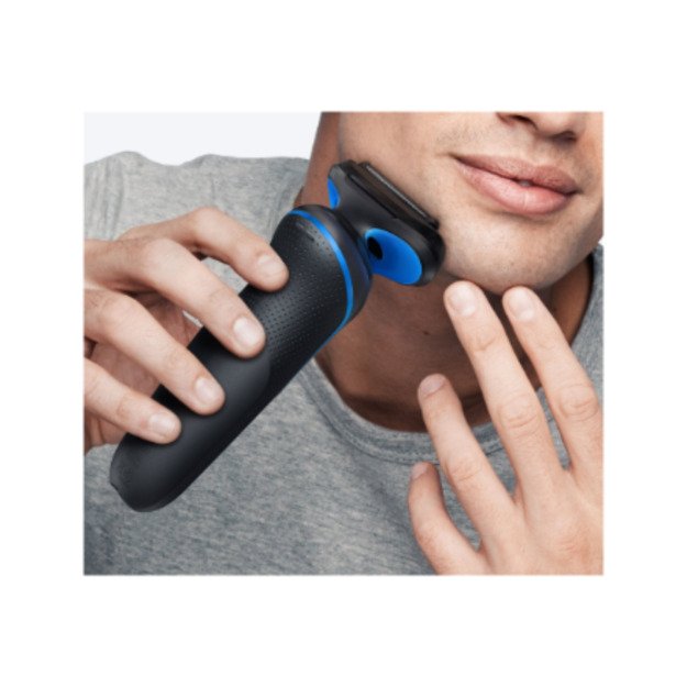 Braun 52-B1000s Series 5 Shaver, Black/Blue 1