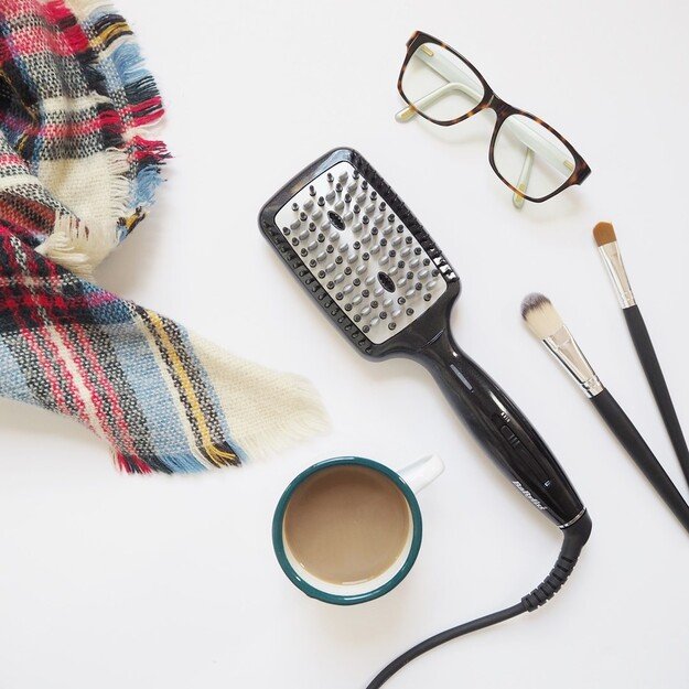 BaByliss Liss Brush Straightening brush Warm Black