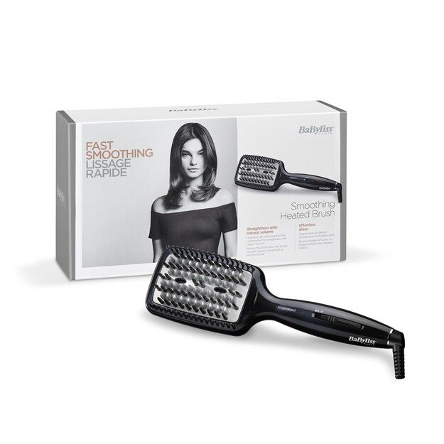 BaByliss Liss Brush Straightening brush Warm Black