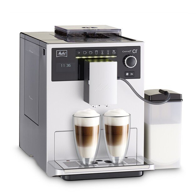 MELITTA E970-101 CAFFEO CI automatinis kavos aparatas, sidabro