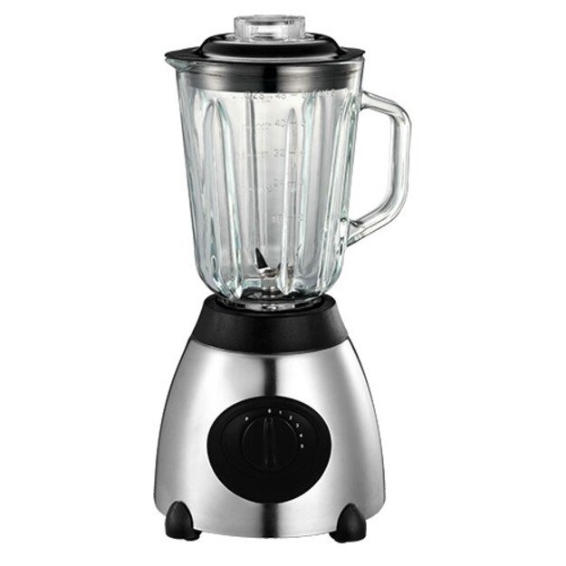 Adler | Blender | AD 4070 | Tabletop | 600 W | Jar material Glass | Jar capacity 1.5 L | Black/Stainless steel