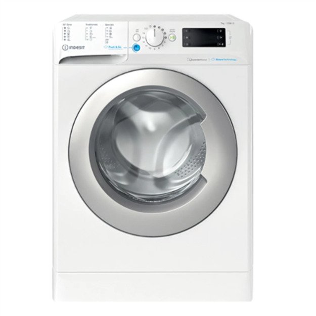 INDESIT | Washing machine | BWSE 71295X WSV EU | Energy efficiency class B | Front loading | Washing capacity 7 kg | 1200 RPM | 7
