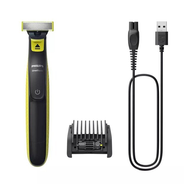 Philips Norelco OneBlade QP2724/10 men s shaver Foil shaver Trimmer Grey, Lime