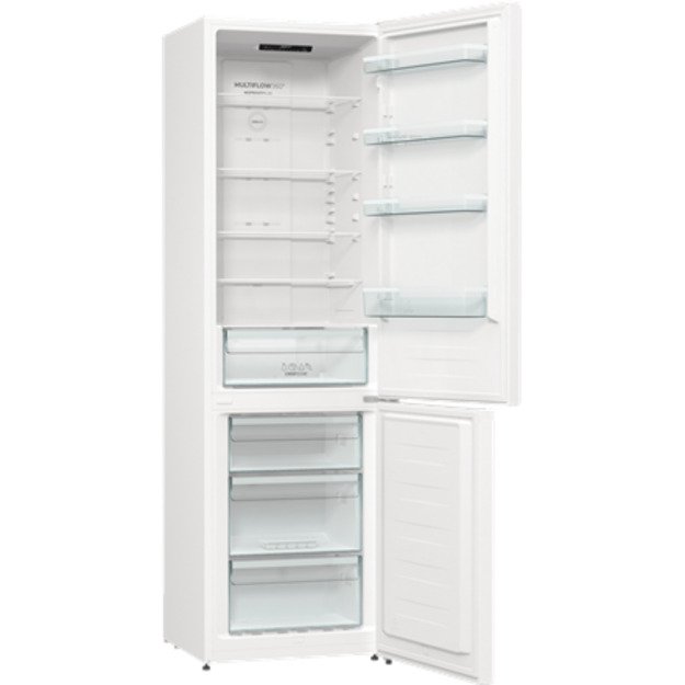 Refrigerator | NRK6202EW4 | Energy efficiency class E | Free standing | Combi | Height 200 cm | No Frost system | Fridge net cap