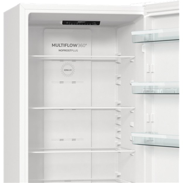 Refrigerator | NRK6202EW4 | Energy efficiency class E | Free standing | Combi | Height 200 cm | No Frost system | Fridge net cap