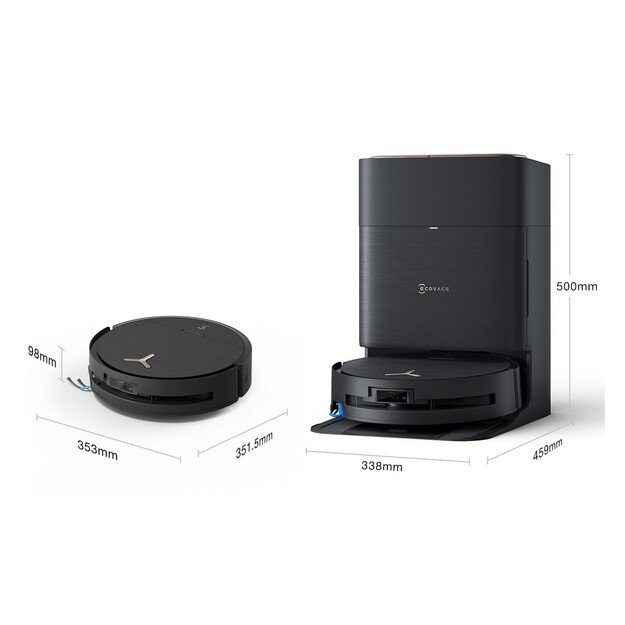 Ecovacs X9 PRO OMNI robot vacuum 0.22 L Combi Black 2