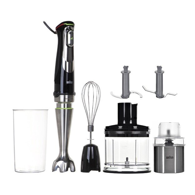 Braun | Hand Blender | MQ9138XI MultiQuick 9 | Hand Blender | 1200 W | Number of speeds 3 | Chopper | Ice crushing | Black