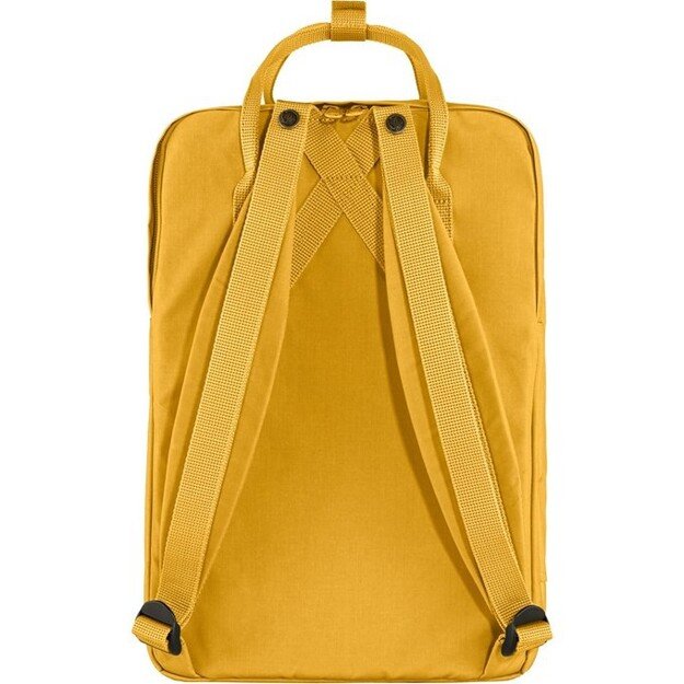 Fj&auml;llr&auml;en Kanken Laptop 15  Casual backpack Ochre Polyamide, Polypropylene (PP), Vinylon