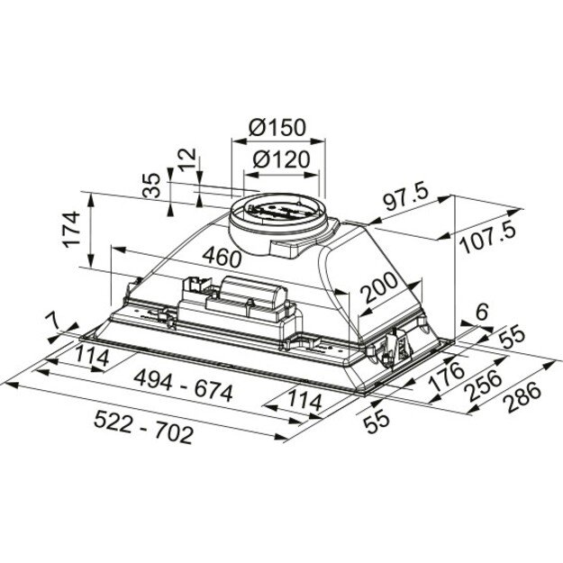 FRANKE FBI 525 XS HCS, 305.0599.509