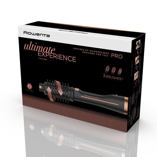 Rowenta Ultimate Experience CF9625 Hot air brush Warm Black, Bronze 750 W