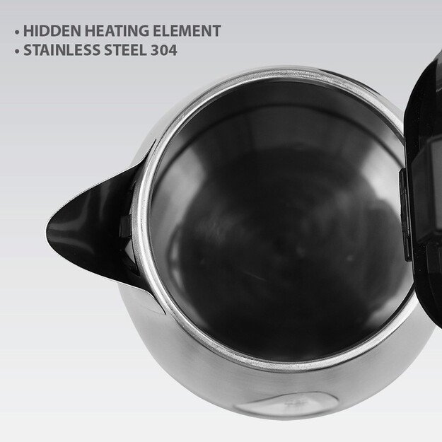 Electric kettle MAESTRO MR-029NEW 1l Stainless steel 1600 W