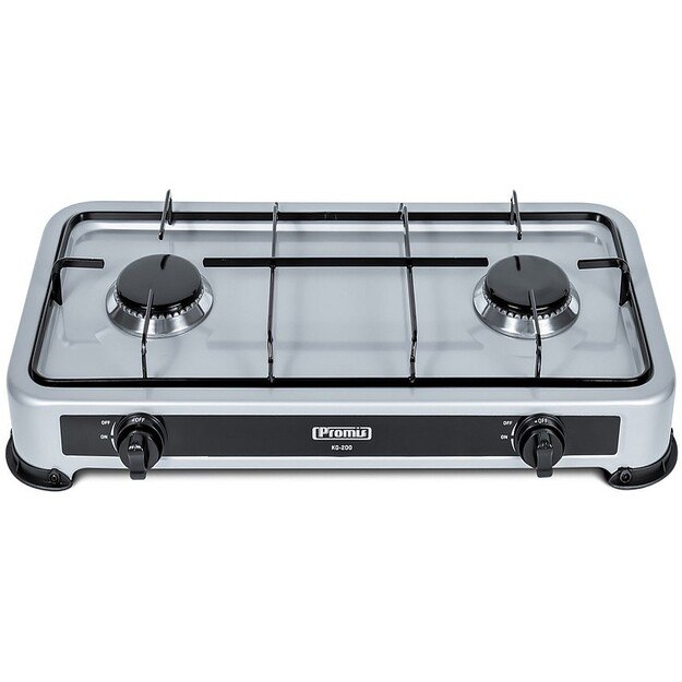 Gas stove PROMIS KG300 SILVER WITHOUT REDUCER