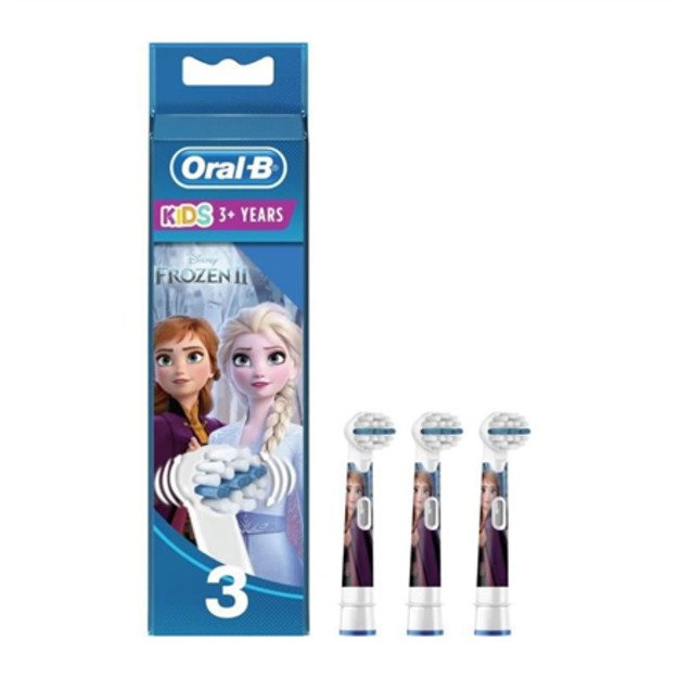 Oral-B | Toothbrush Replacement | Refill Frozen | Heads | For kids | Number of brush heads included 3 | Number of teeth brushing