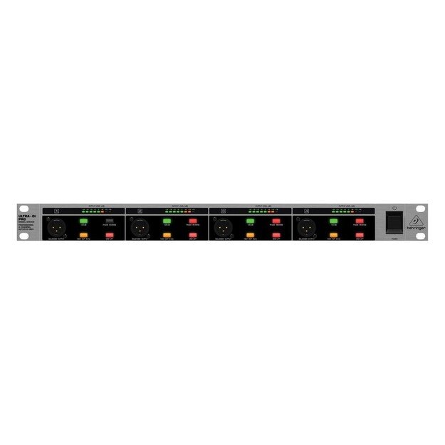 Behringer DI800 audio mixer 8 channels Black, Silver