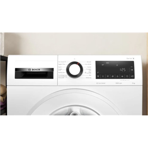 Bosch | Washing Machine | WGG246ZLSN | Energy efficiency class A | Front loading | Washing capacity 9 kg | 1600 RPM | Depth 59 c