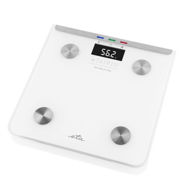 ETA | Scales | Laura ETA078190000 | Body analyzer | Maximum weight (capacity) 180 kg | Accuracy 100 g | White