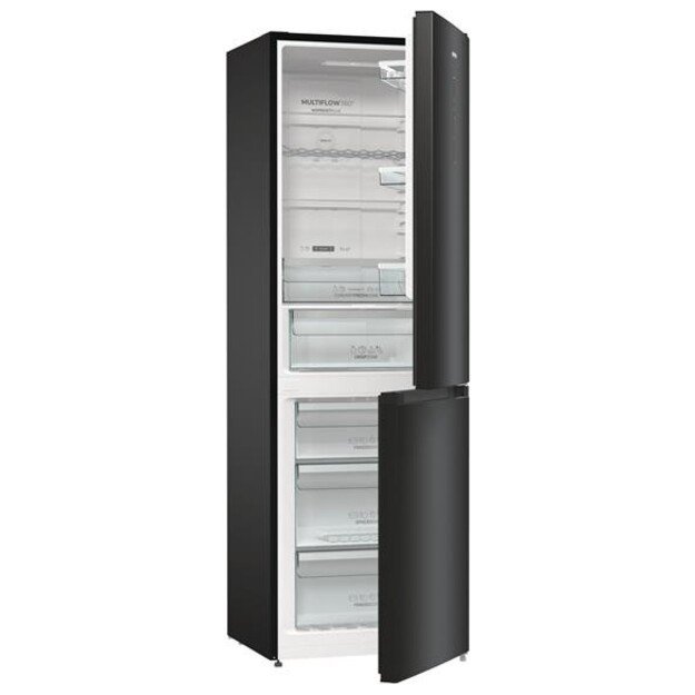 Gorenje NRK619EABXL4 Freestanding Refrigerator-Freezer 300 l E Black
