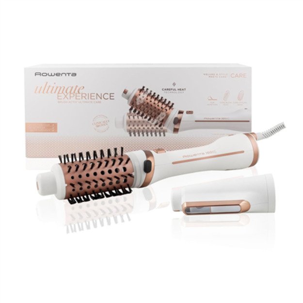 Rowenta Hair Styling Comb | CF9720 Ultimate | Ion conditioning | 700 W | White