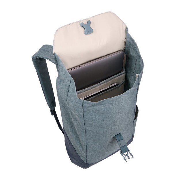 Thule | Lithos | Backpack 16L | Fits up to size 16   | Laptop backpack | Pond Gray/Dark Slate