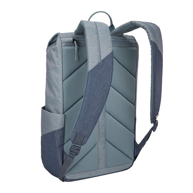 Thule | Lithos | Backpack 16L | Fits up to size 16   | Laptop backpack | Pond Gray/Dark Slate